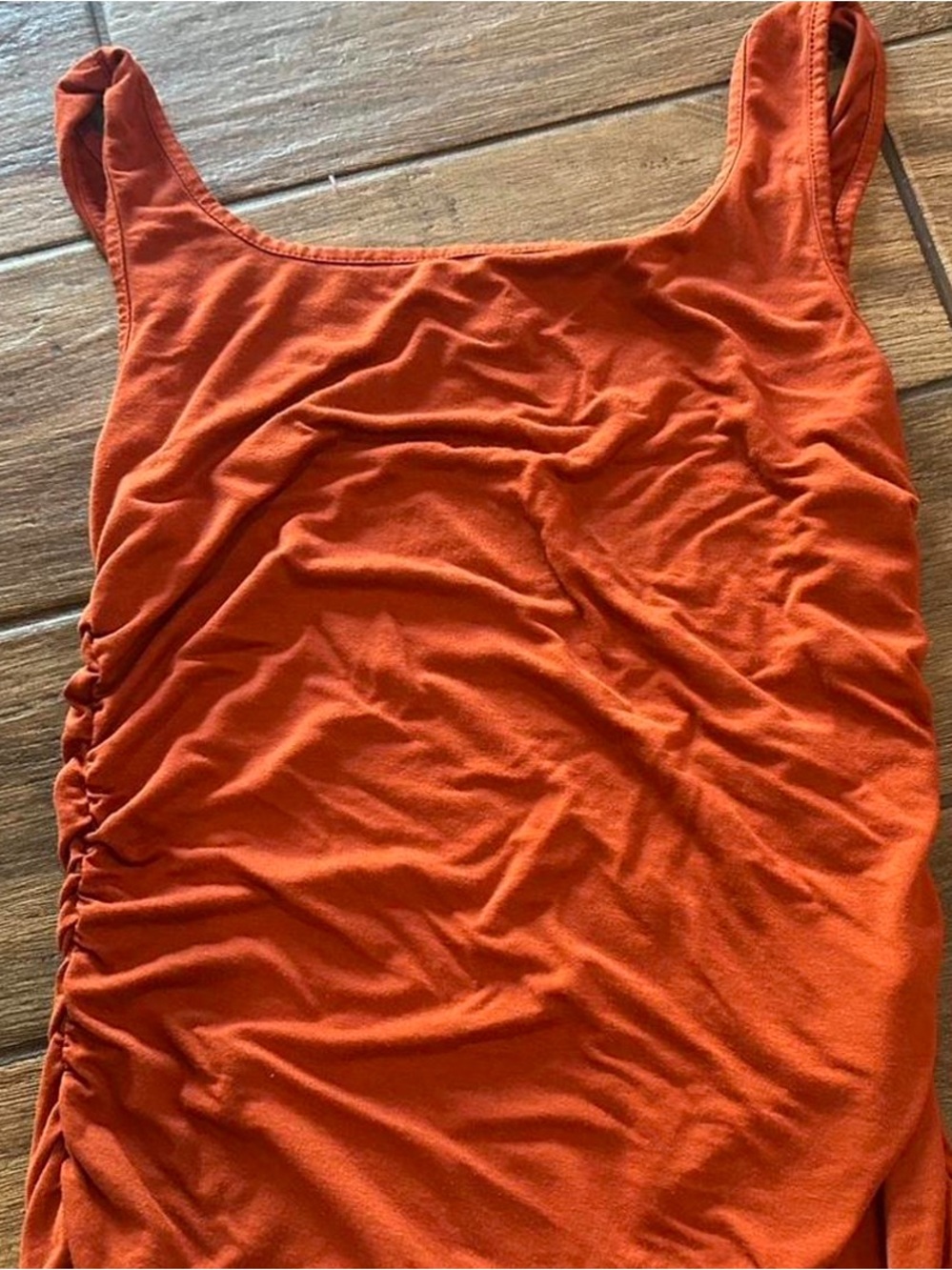 Emery Rose Women's Rust Orange Tank Top